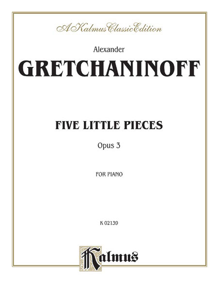 5 Little Pieces, Op.3