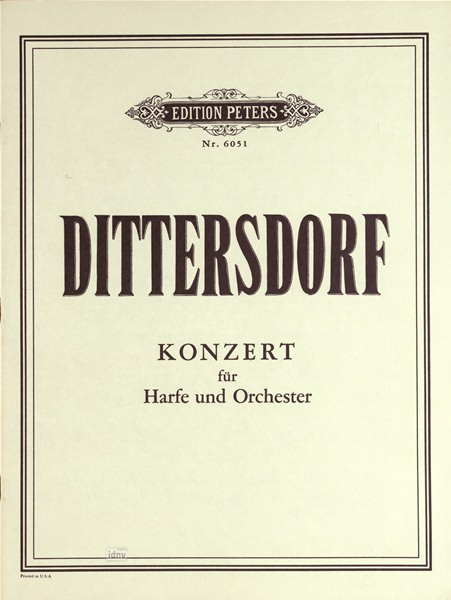 Konzert für Harfe und Orchester, A - Dur (Full Score)