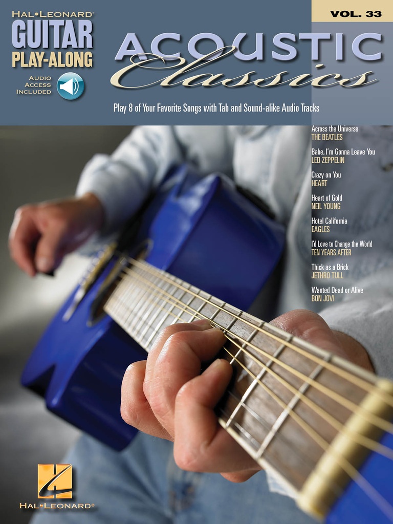 Guitar Play-along - Vol.33: Acoustic Classics