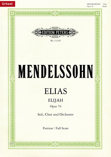 Elias, Op.70 (Urtext - Full score)