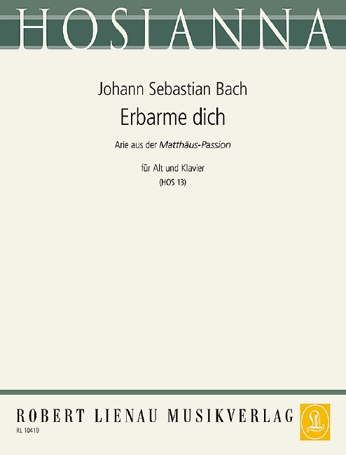 Erbarme Dich (From Matthauspassion)