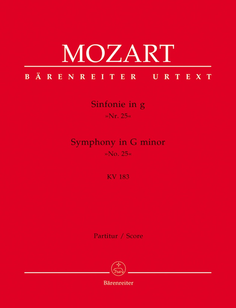 Symphony No.25, KV.183 (Full score)