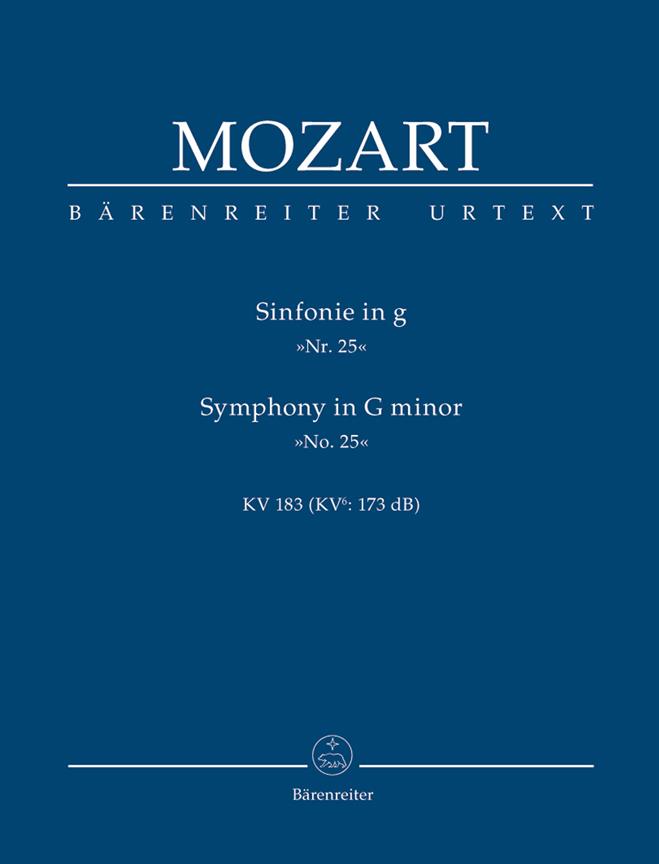 Symphony No.25, KV.183 (Study score)