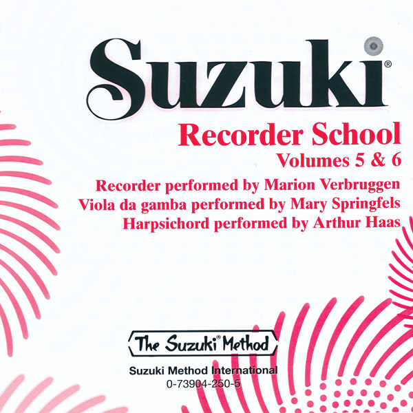 Suzuki Recorder School - Vol.5&6 (Cd)