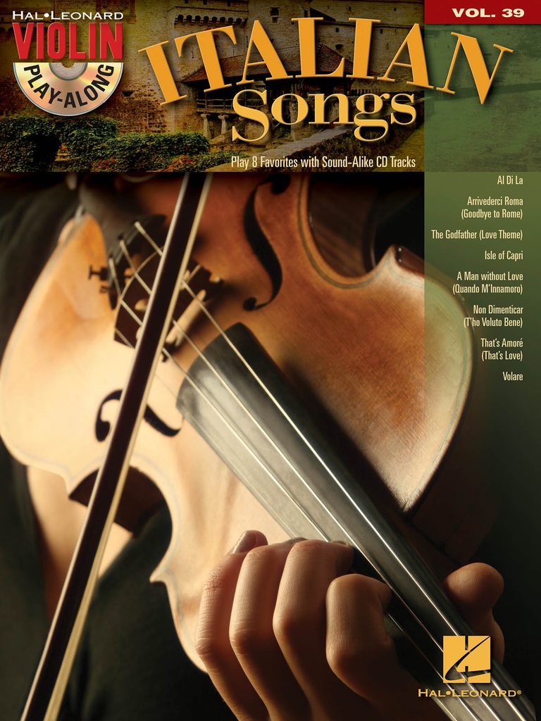 Violin Play-Along - Vol.39: Italian Songs