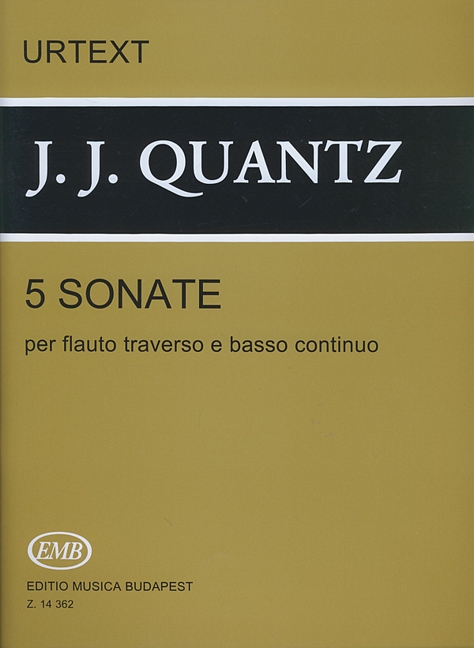 5 Sonate per flauto e basso continuo