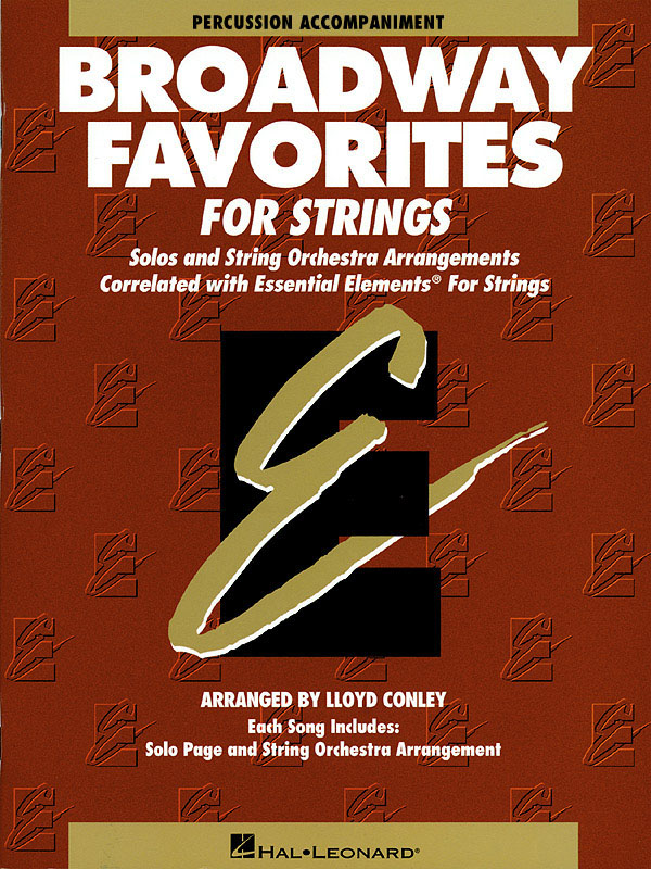 Essential Elements - Broadway Favorites for Strings (Percussion)