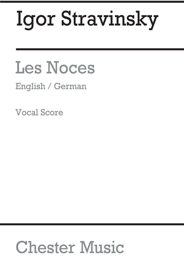 Les Noces (Vocal score)