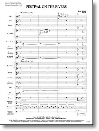 Festival on the Rivers (Score & parts)