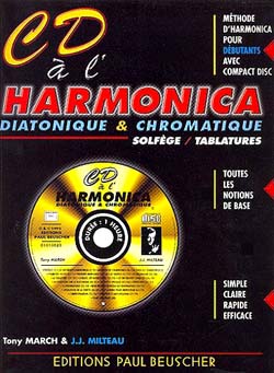 CD à l'Harmonica (Méthode d'Harmonica Débutants avec CD)