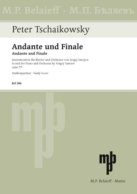 Andante and Finale, Op.79 (Study score)