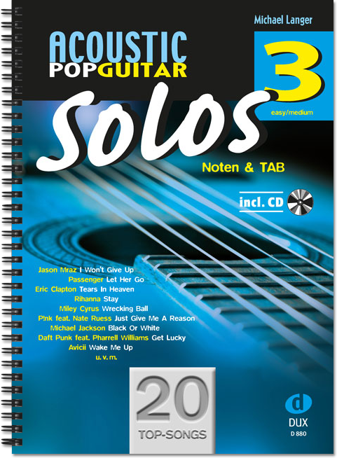 Acoustic Pop Guitar Solos - Vol.3