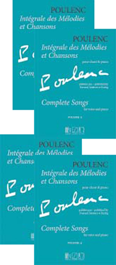 Intégrale des Mélodies et Chansons (4 volumes set)