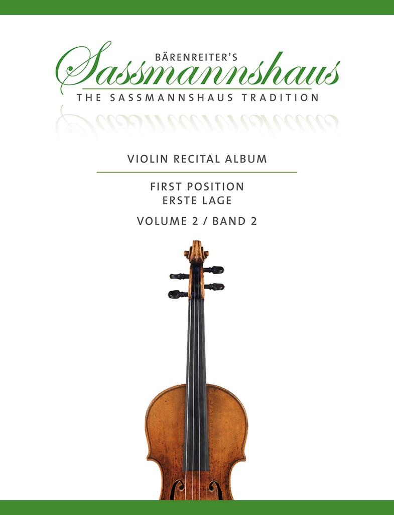 Sassmannshaus Violin Recital Album - Vol.2 (First position)