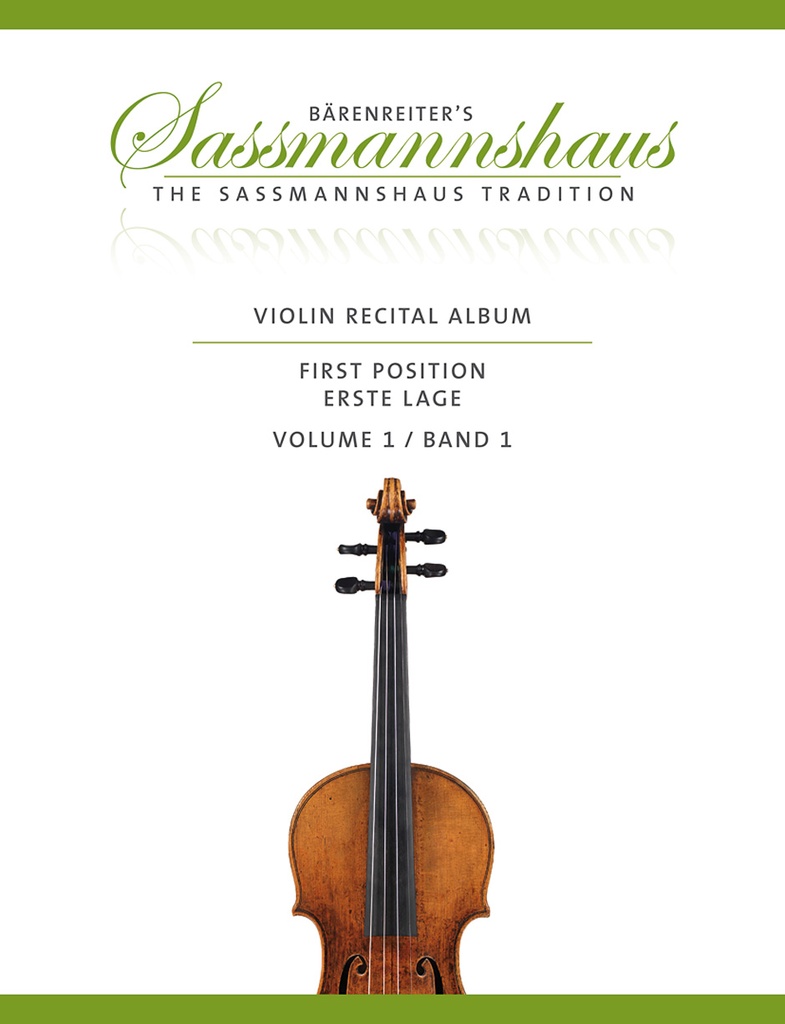 Sassmannshaus Violin Recital Album - Vol.1 (First position)