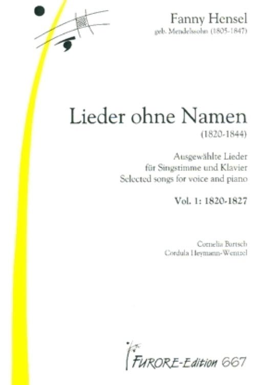 Lieder ohne Namen - Vol. 1: 1820-1827