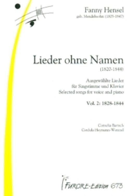 Lieder ohne Namen - Vol. 2: 1828-1844