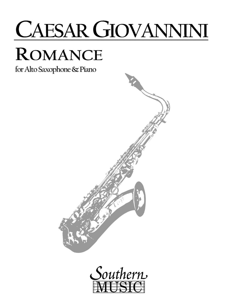 Romance for Alto Saxophone and Piano