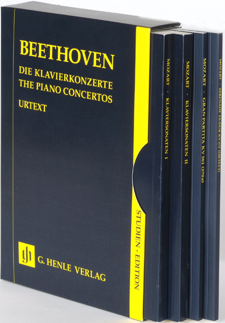 The Piano Concertos (5 Study scores in a slipcase)