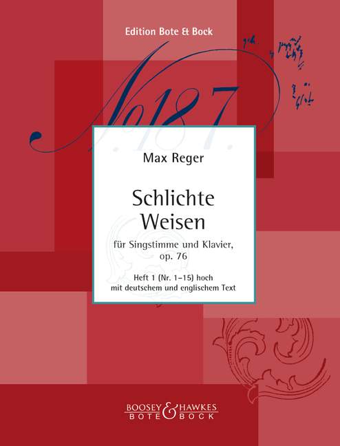 Schlichte Weisen, Op.76 - Heft 1 (High voice)