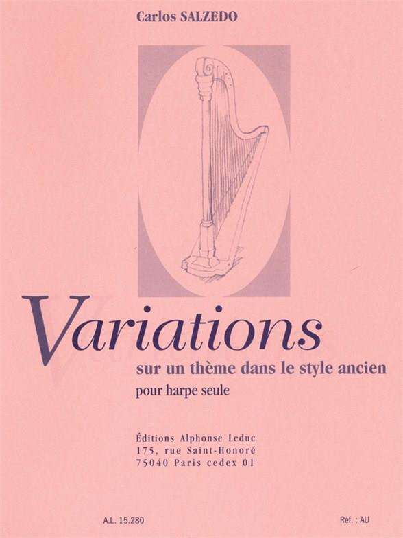 3 Morceaux No.3: Variations sur un Thème en Style Ancien