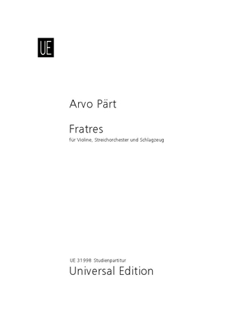 Fratres (Study score)