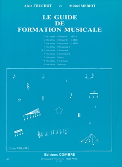 Guide de formation musicale - Vol.5 - élémentaire 1