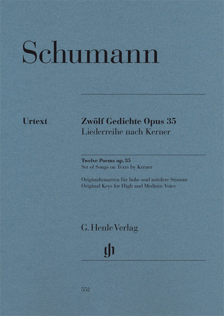 12 Gedichte (Poems), Op.35 (Set of songs on texts by Kerner)