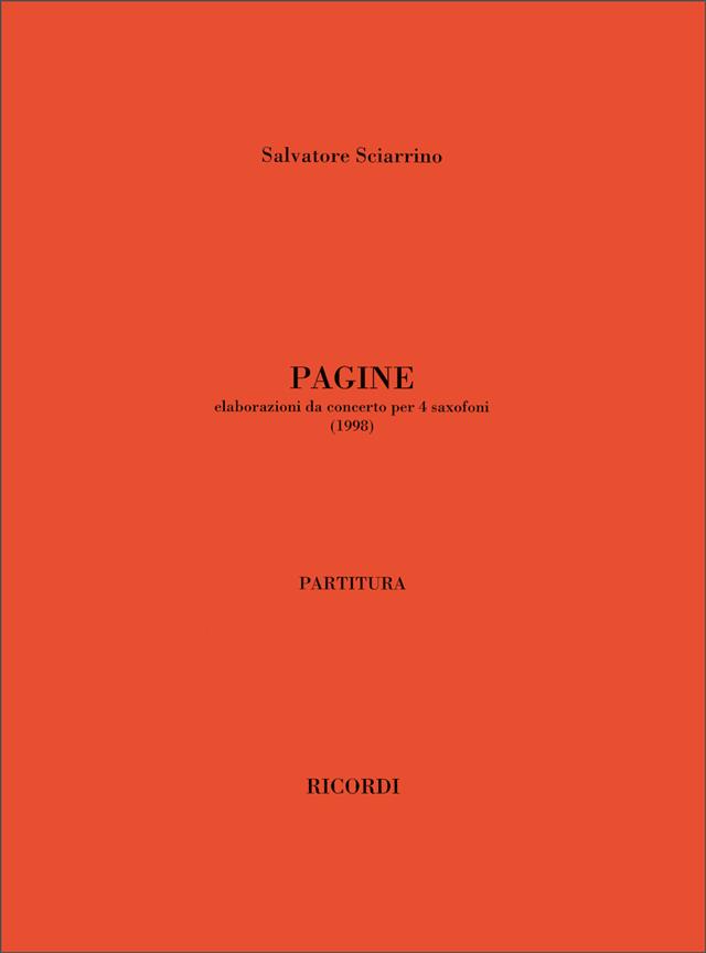 Pagine (Score & parts)