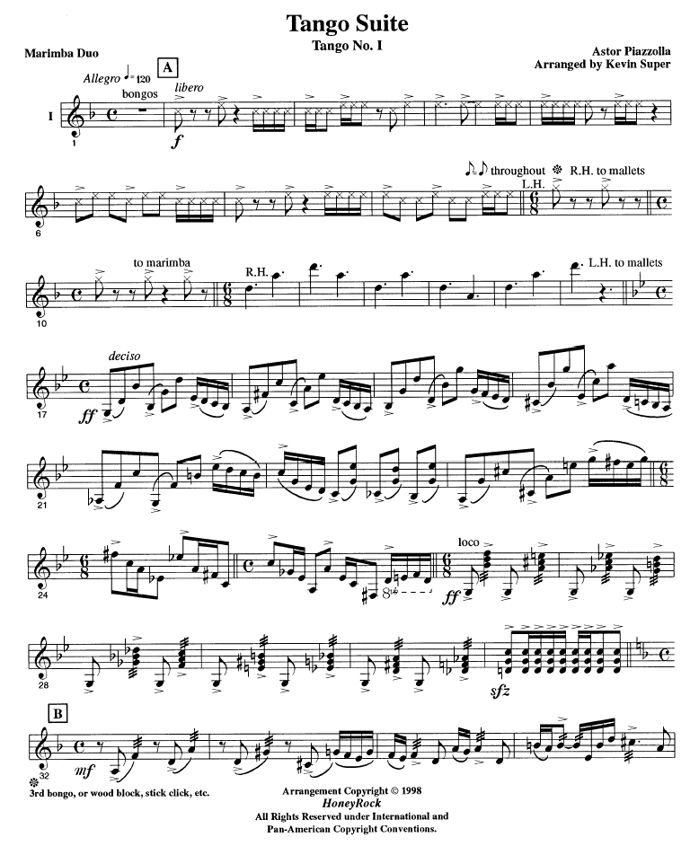 Tango Suite (First movement)