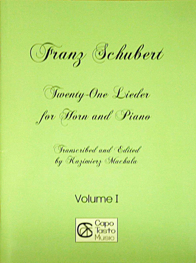 21 Lieder for Horn and Piano - Vol.1