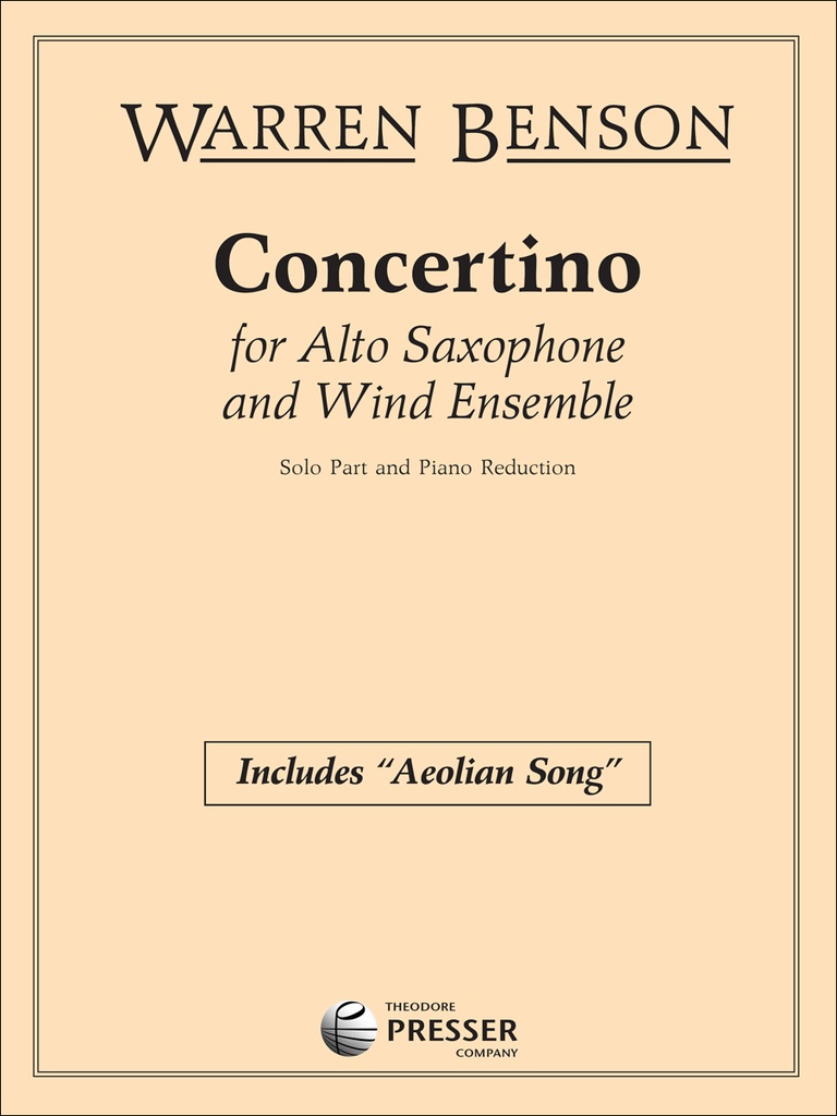 Concertino for Alto Saxophone