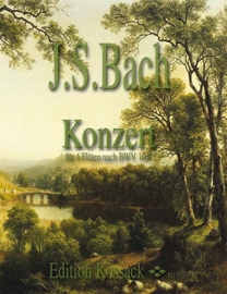 Konzert für 4 Flöten nach dem a-moll-Violinkonzert, BWV.1041