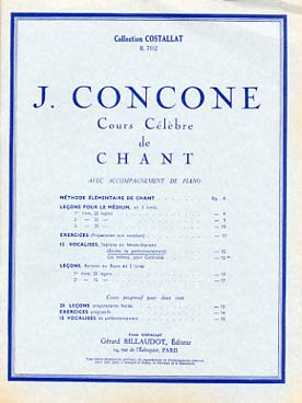 15 Vocalises Contralto, Op.12 bis