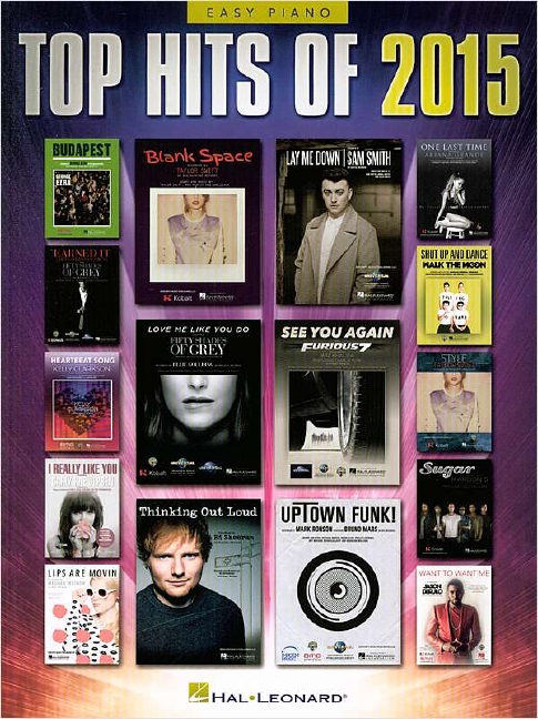 Top Hits of 2015 (Easy Piano)