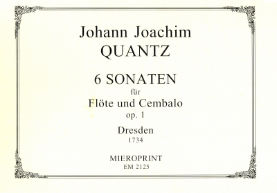 6 Sonates, Op.1 (Facsimile)