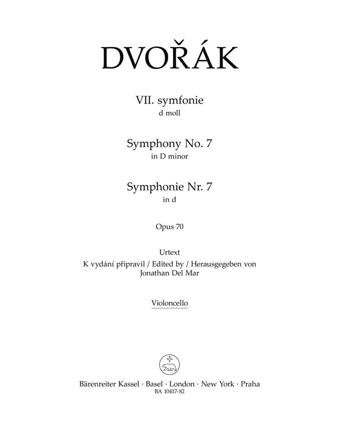 Symphony No.7 in d, Op.70 (Violoncello)