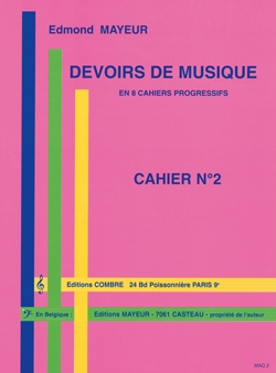 Devoirs de musique cahier 2