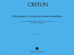 Déclinaison à l'ombre des choses familières