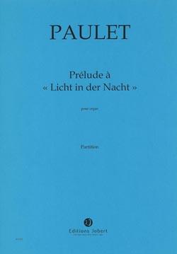 Prélude à ''Licht in der Nacht''