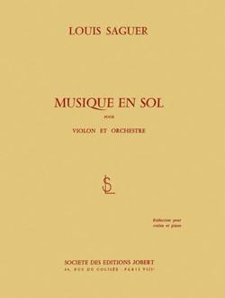 Musique en Sol (Partie de violon)