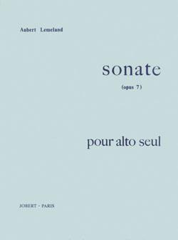 Sonate, Op.7 pour alto seul